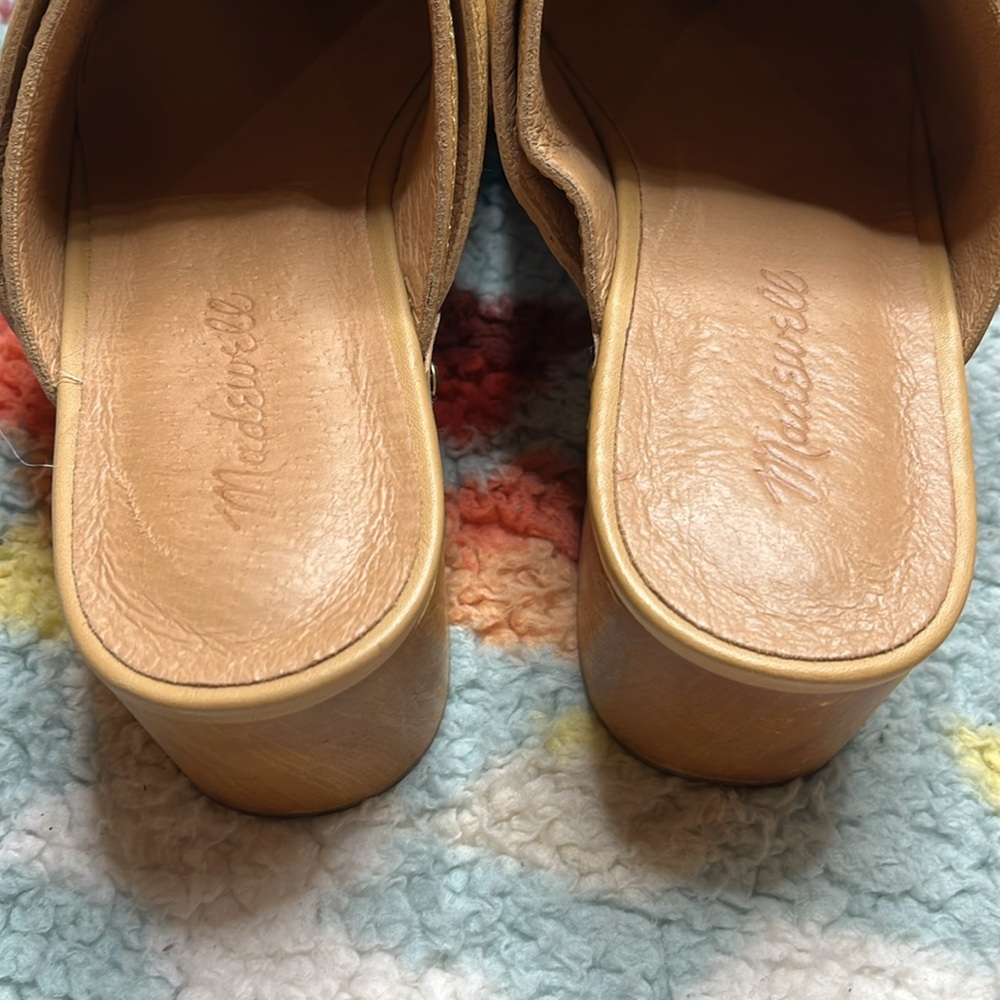 Madewell Cecily oiled leather clogs - Picture 6 of 8